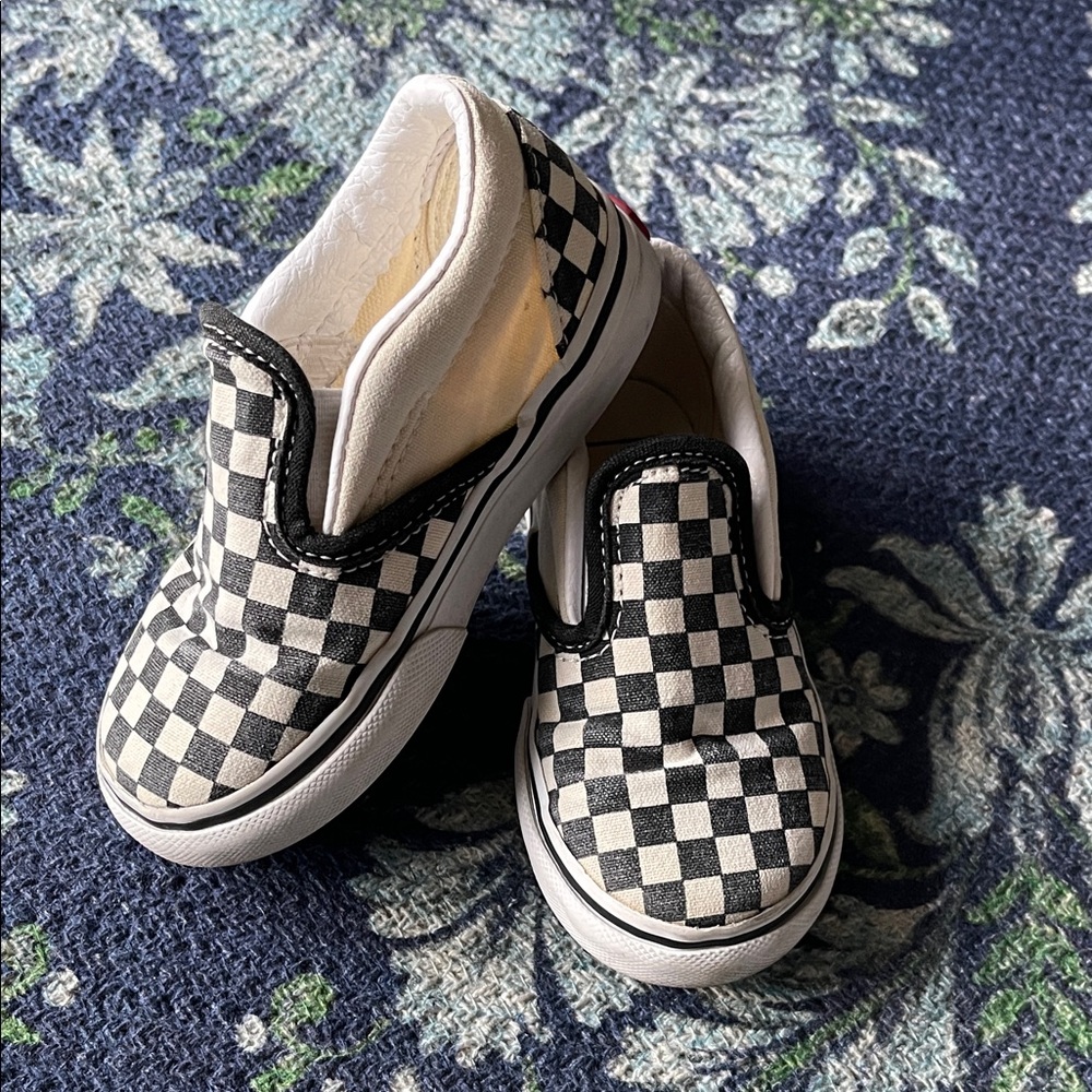 Vanz Classic Checkered Slip-On Kids -7C